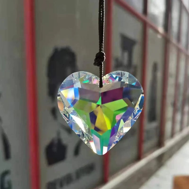 🔥(Early Mother's Day Sale - 50% OFF) Hanging Heart Suncatcher Prism Crafts - The Best Gifts