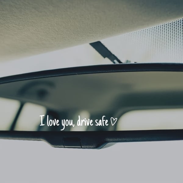 ✨1 KAUFEN, 1 GRATIS💓 „Ich liebe dich, fahr vorsichtig“-Aufkleber (4 Stück)