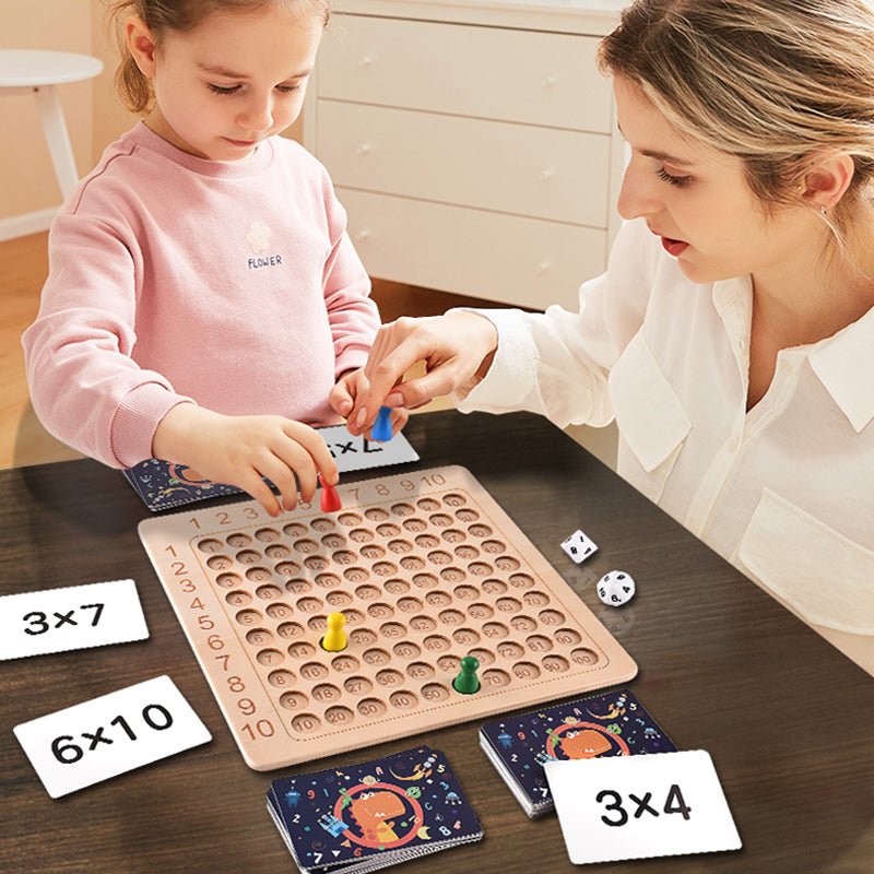 (🎄Christmas Hot Sale - 48% OFF) Wooden Montessori Multiplication Board Game, BUY 2 FREE SHIPPING