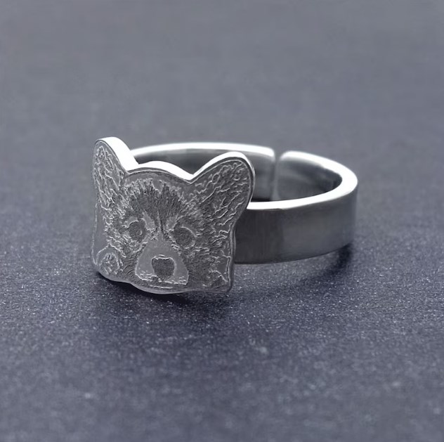 Adjustable Custom Stainless Steel Pet Ring