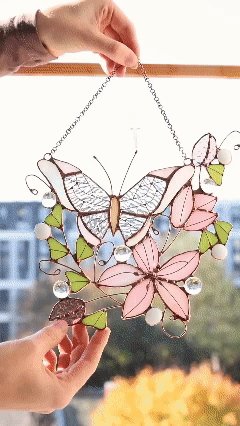 🔥 Celebrate July 4th with 50% OFF!🏡 The pink butterfly bring sunshine and serenity to your space 🌞