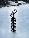 Iron Art Snow Gauge