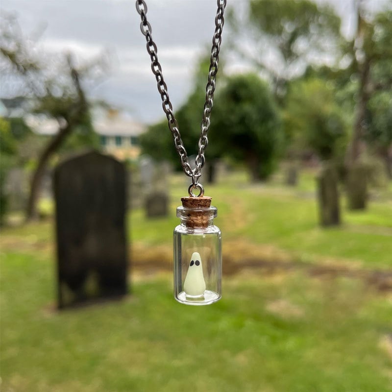 The Adopt a ghost necklace