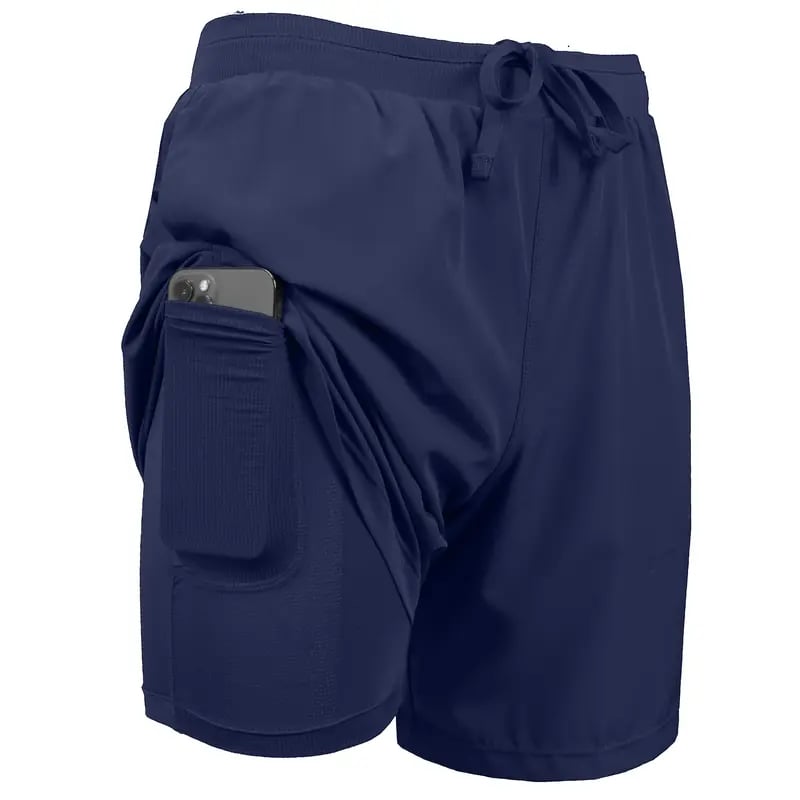 🎁TikTok Last Day Sale - 70% OFF🔥3-Pack Men's 2 in 1 Stretch Active Quick Dry Gym Running Shorts With Liner