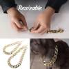 Awesome Thick Gold Chain Pets Collar-Can be joined together