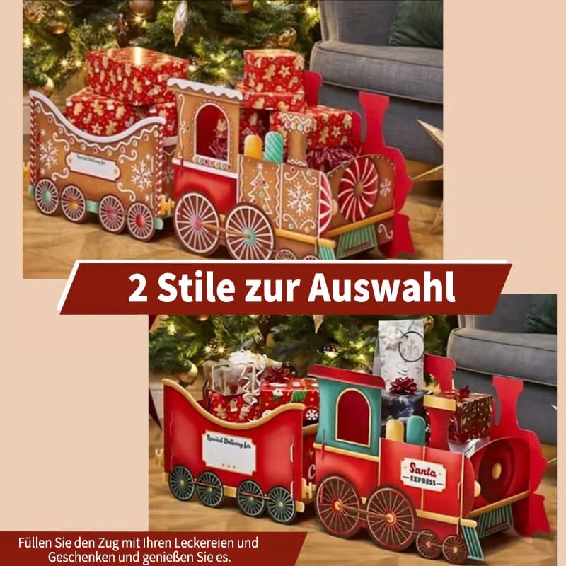 🔥Heißer Verkauf 49% Rabatt🚂Weihnachtsmanns Geschenkzug