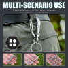 (🔥Early Christmas Sale - 50% OFF) - Multifunctional Titanium Keychain With Pocket Knife