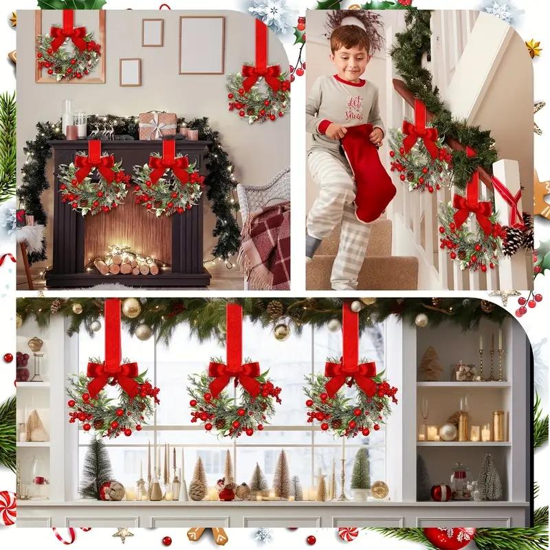 🎁 Letzter Tag 50 % RABATT🎁 Mini-Weihnachtskränze für Schränke – Maximaler Weihnachtszauber