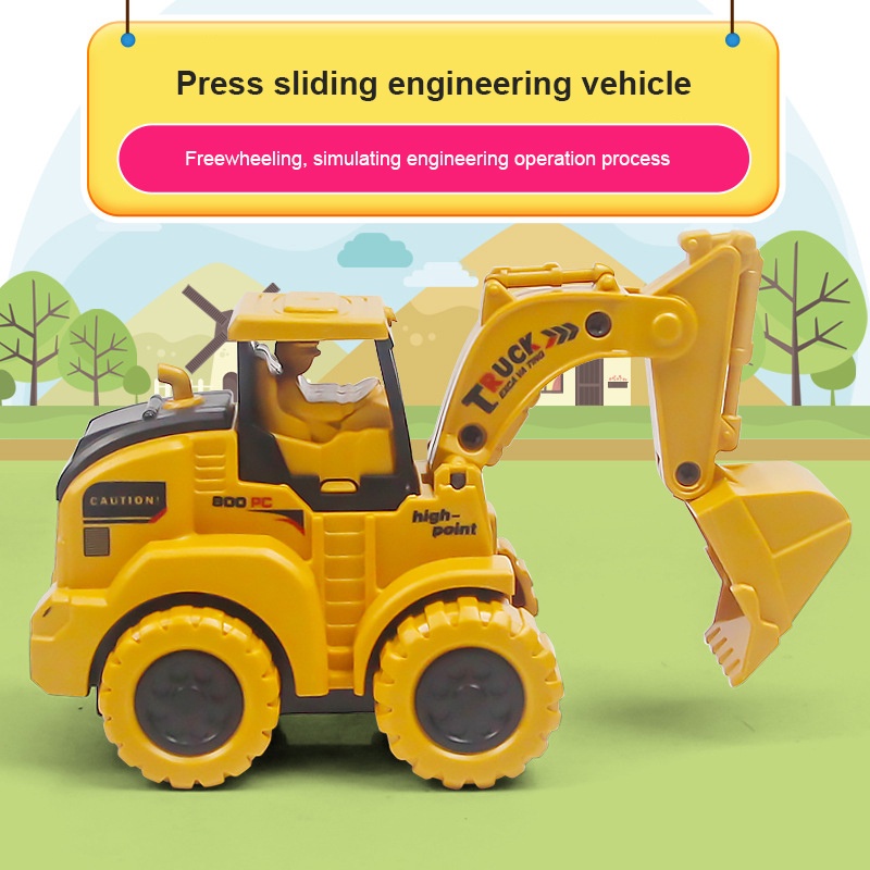 (🌲Early Christmas Sale- SAVE 48% OFF)Press and Go Engineering Car Toys(BUY 4 GET FREE SHIPPING)