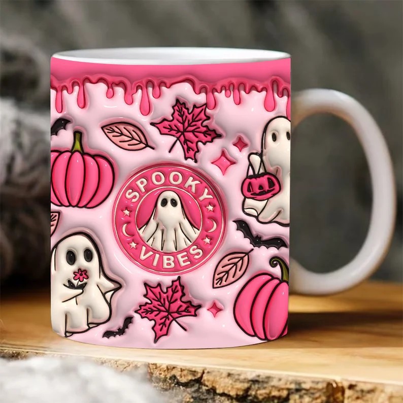 🔥2024 NEW HOT SALE 50% OFF🔥Halloween Ghost Coffee Mug🎃☕