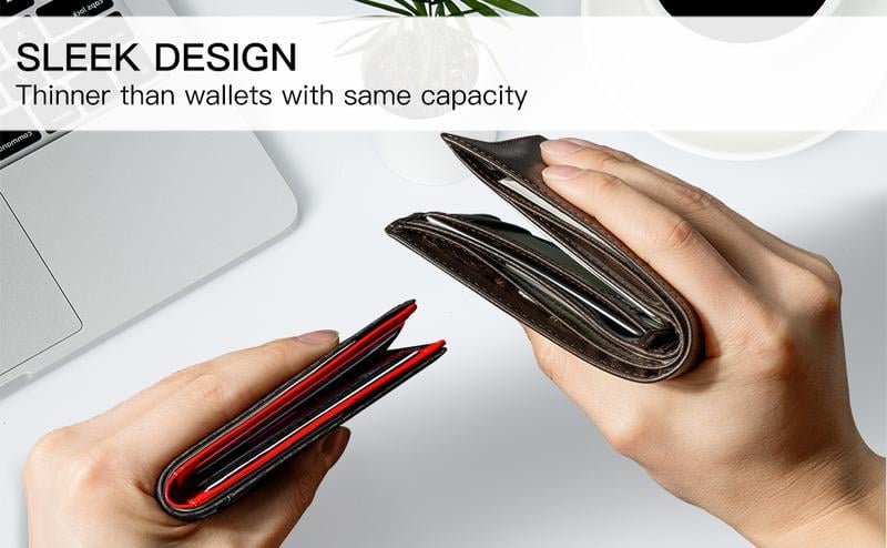 🔥Father's Day Sale -49% OFF!-Men's Slim Wallet with RFID Blocking