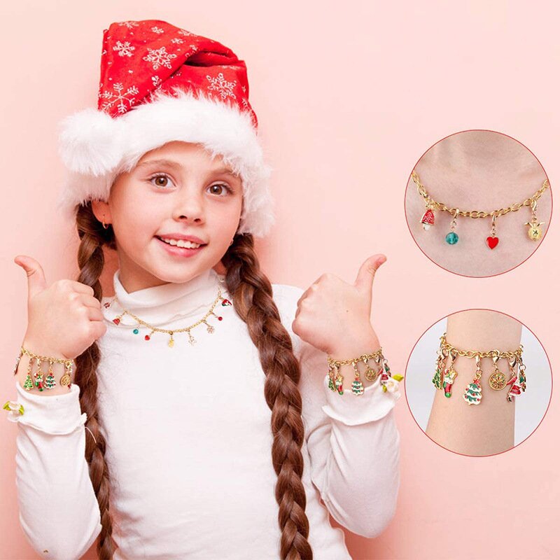 🎅(Early Christmas Sale - Save 48% OFF) Charms DIY Bracelet Christmas Countdown Calendar, Buy 2 Free Shipping