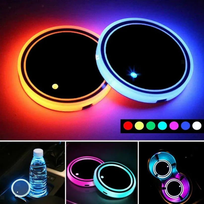 🔥Last Day Promotion 70% OFF🔥LED Car Cup Holder Lights