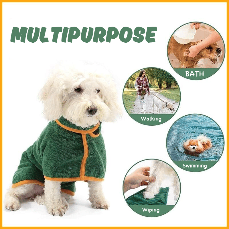 (🎄Christmas Promotion--48%OFF)Super absorbent pet bathrobe(Buy 2 Free Shipping）