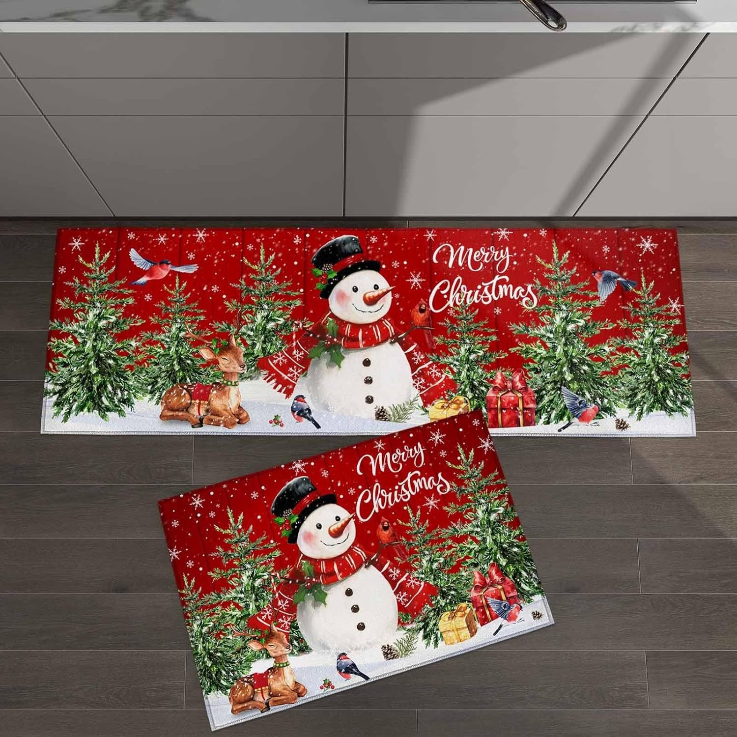 (🔥Last Two Hours 49% OFF) Christmas Themed Kitchen Mat