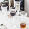 Serene Soirée Diamond Wine Glasses