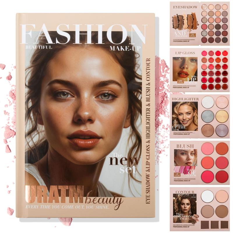 🎁TikTok Last Day Sale - 70% OFF✨24-Color Eyeshadow Palette - 5-Layer Book-Style Makeup Palette with 67 Pro Shades