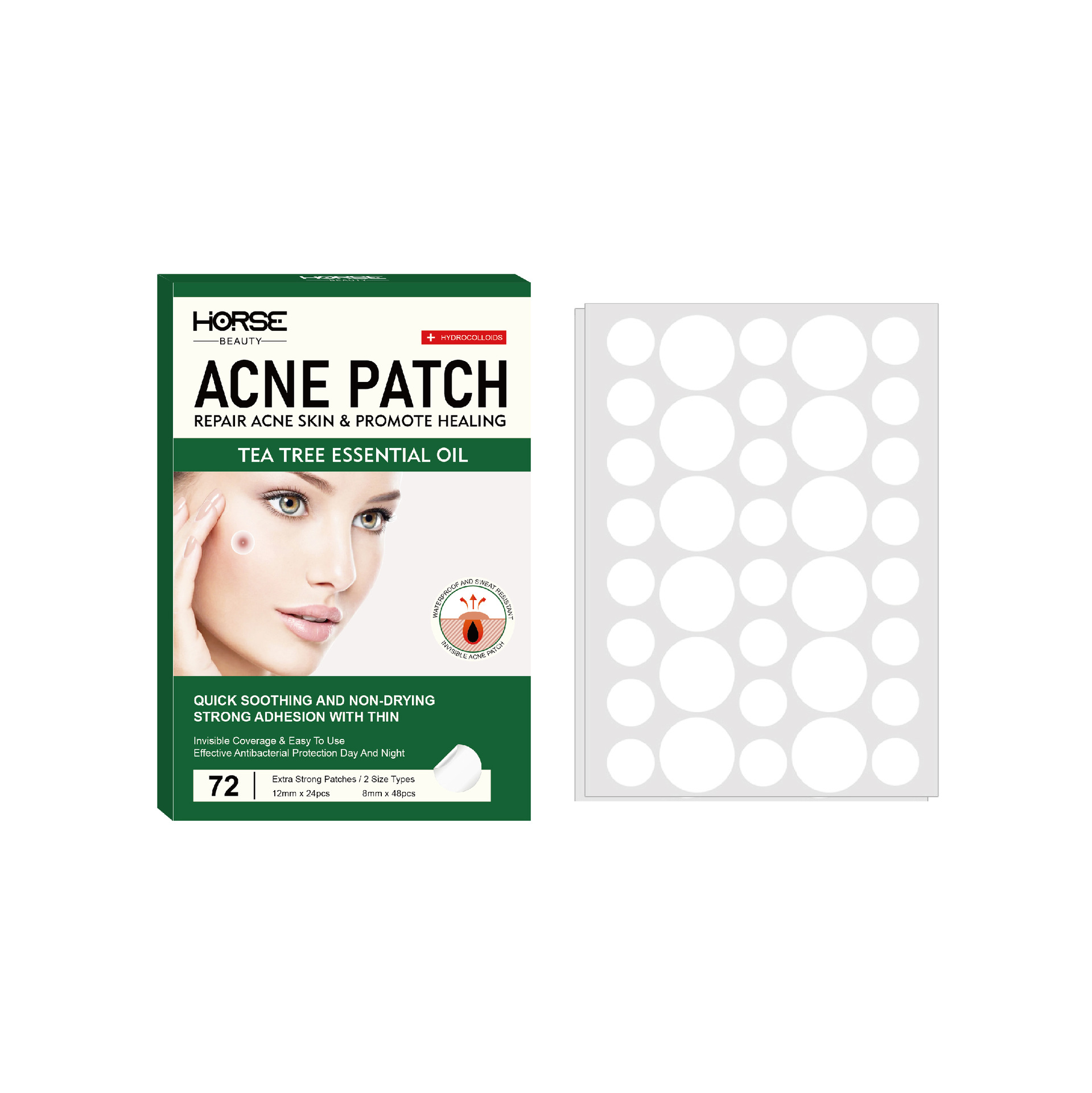 🔥Last Day Promotion 48% OFF-🎁-HORSE Invisible Pimple Patch