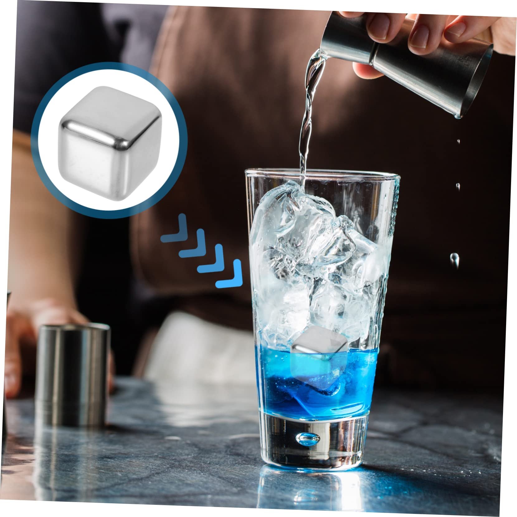 🔥Limited Time Sale 49% off🔥Stainless Steel Reusable Ice Cubes🧊