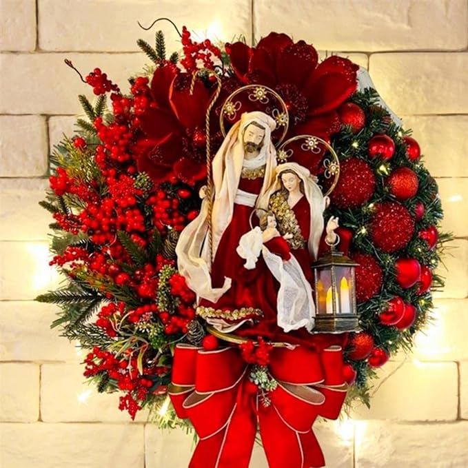 💥HOT SALE 49% OFF🎊Holy Family Wreath Decorations