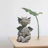 MystiCalls Garden Dragon Meditated Statue Collecting