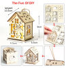 (🎉Early Christmas Hot Sale  -50% OFF) Christmas Decoration Wooden Glow Cabin(🔥BUY 3 GET FREE SHIPPING)