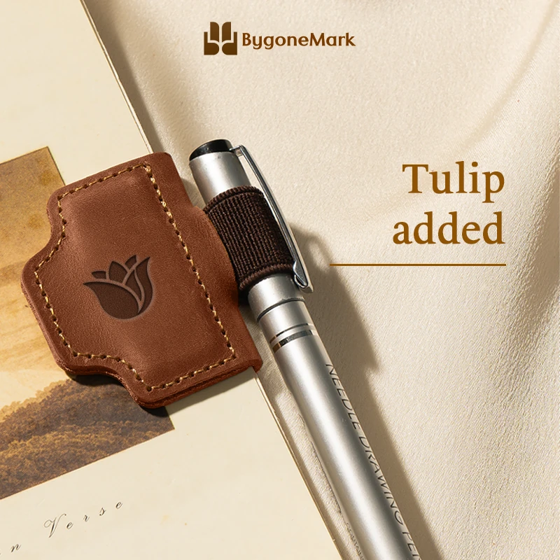 🔥Last Day Promotion 50% OFF🔥Personalized Magnetic Leather Pen Holder Bookmark