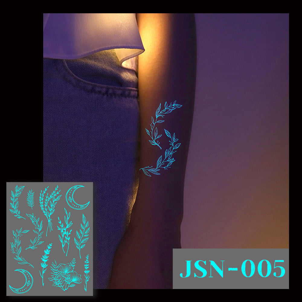 Luminous tattoo sticker