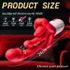 4 In 1 Rose Tongue Swing Vibrating G-Spot Clitoral Stimulation Dildo Machine