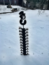 Iron Art Snow Gauge