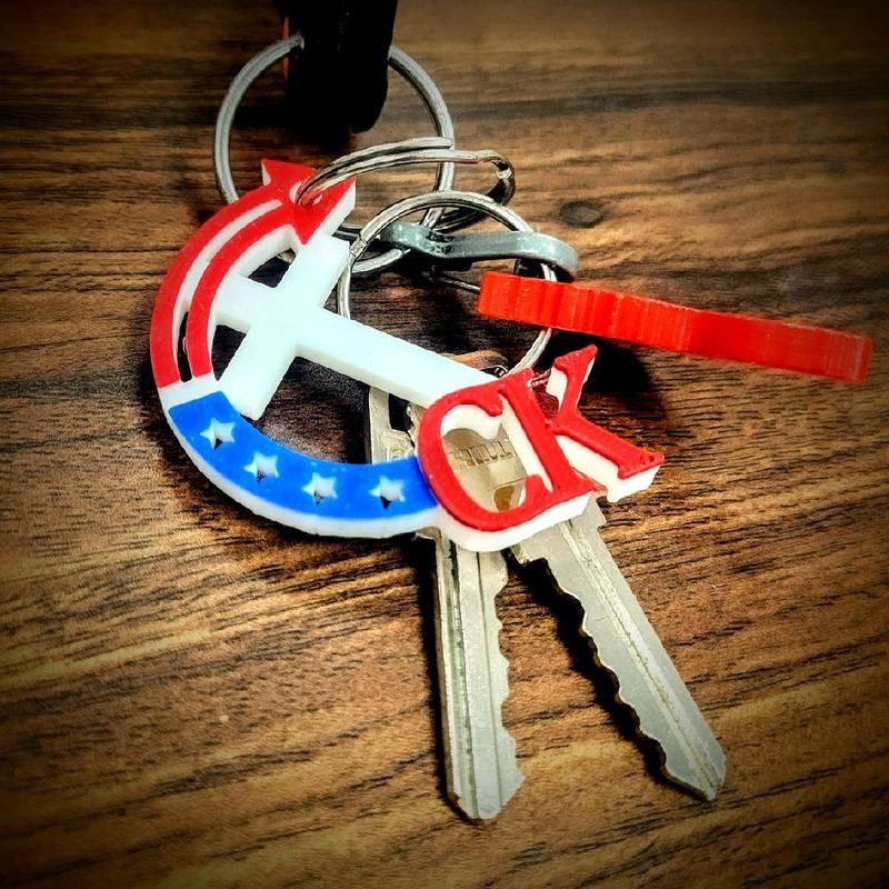 💙Charlie Kirk Keychain FAITH