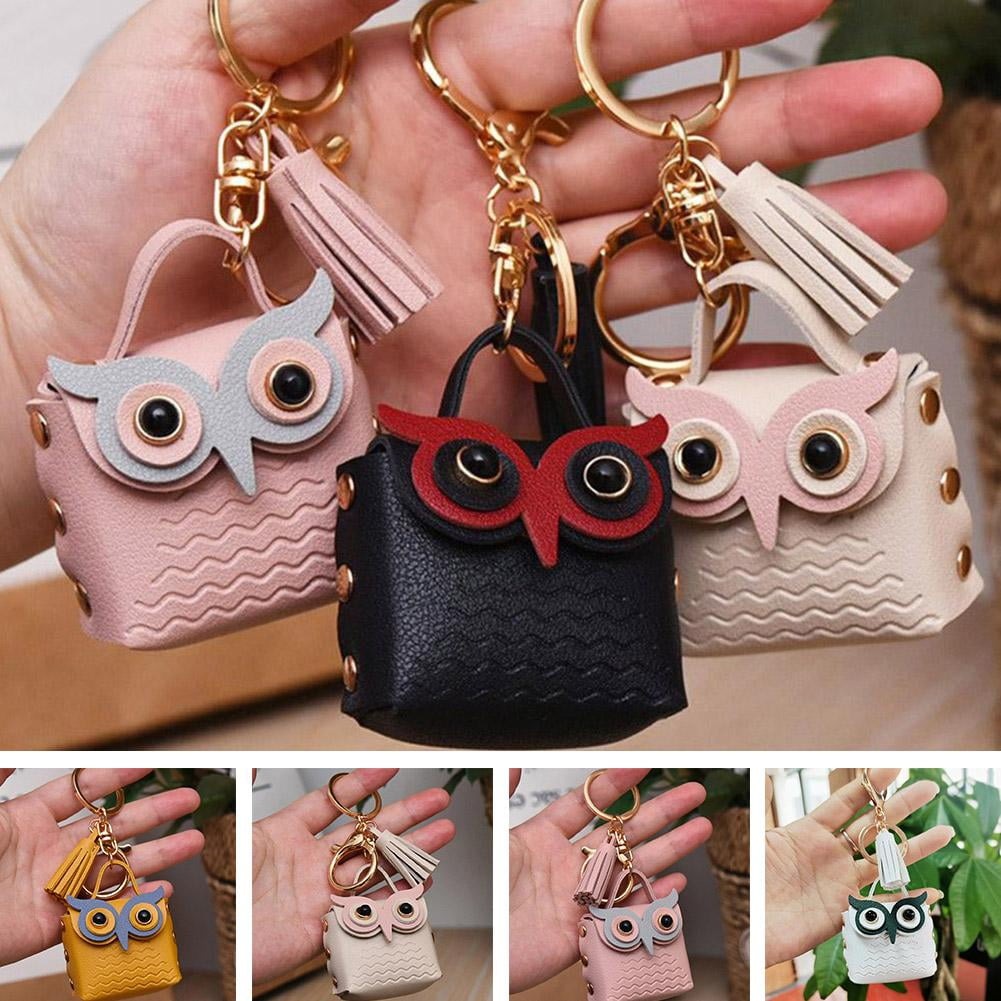 (🌲Early Christmas Sale- 49% OFF) Mini Owl Coin Purse Keychain