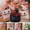 Mini Owl Coin Purse Keychain