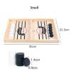 Two-Player Wooden Ice Hockey Battle Parent-Child Interactive Tabletop Game