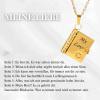 🎁💗Meine kleine Stern-Buch-Kette für Tochter & Sohn, Geburtstagsgeschenk, Abschluss-Schmuck der Liebe