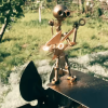 🥁🎸Handmade Metal Rock Band Windmill✨(Includes a 70CM Bracket)