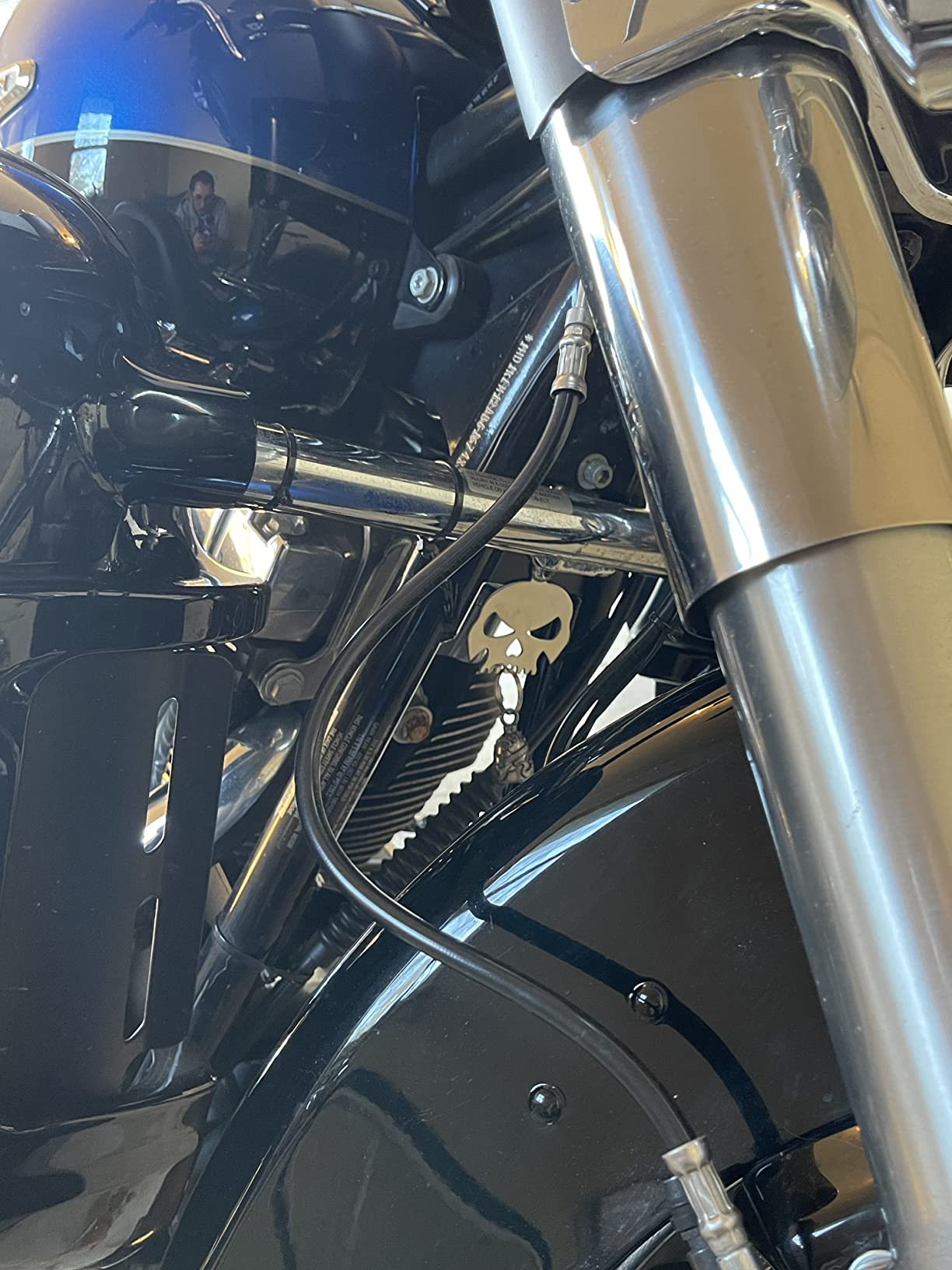 Universal Stainless Steel Skull Bell Hanger