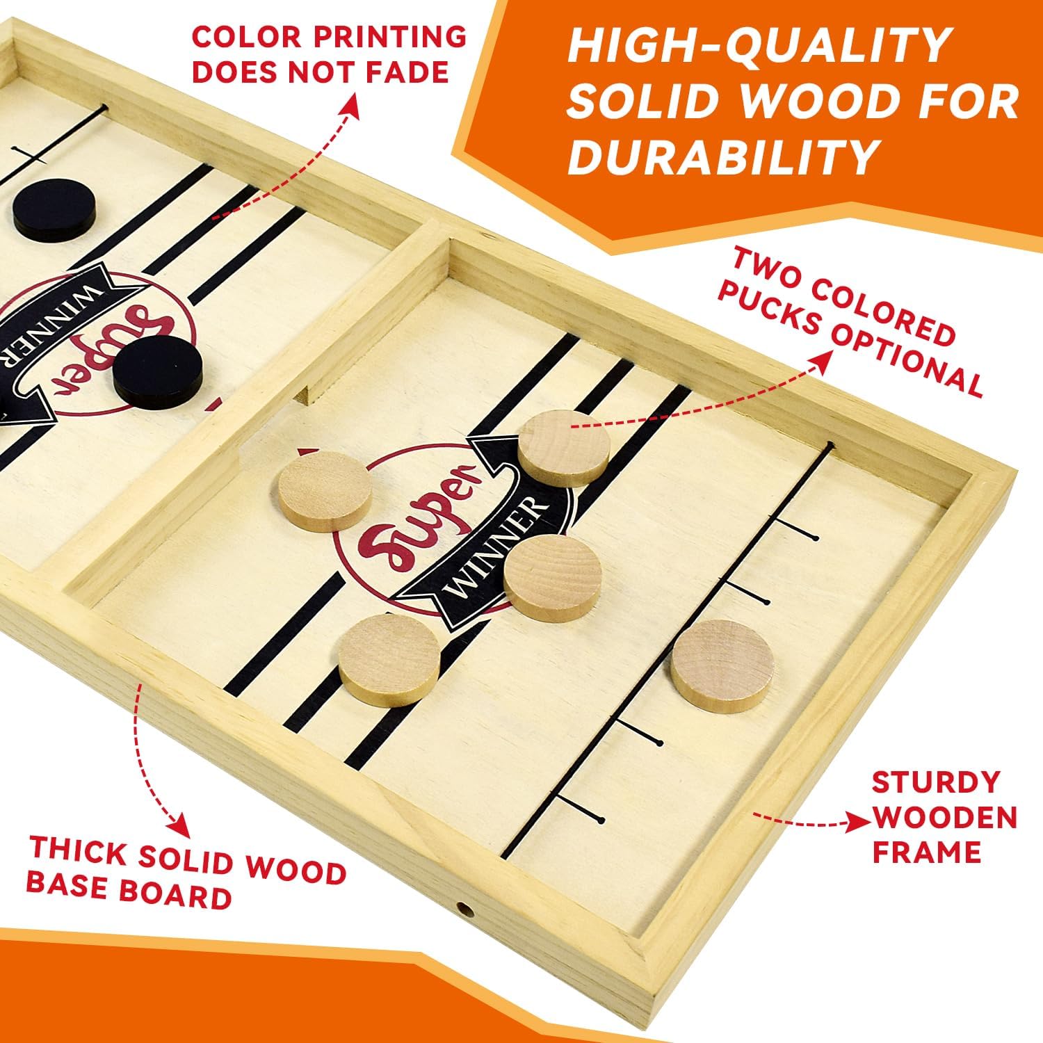 (🌲EARLY CHRISTMAS SALE - 49% OFF) Wooden Hockey Game