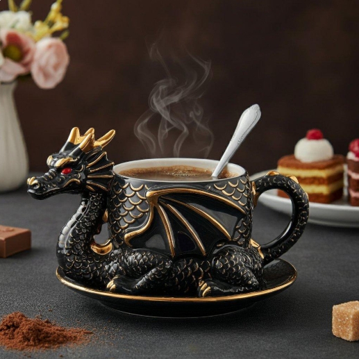 🔥LAST DAY 49% OFF - 🐉☕️Dragon Shaped Coffee Cup