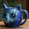 🎁TikTok Last Day Sale - 70% OFF🔥NEW HANDMADE Crystal Cat Face Mugs – Limited Edition☕