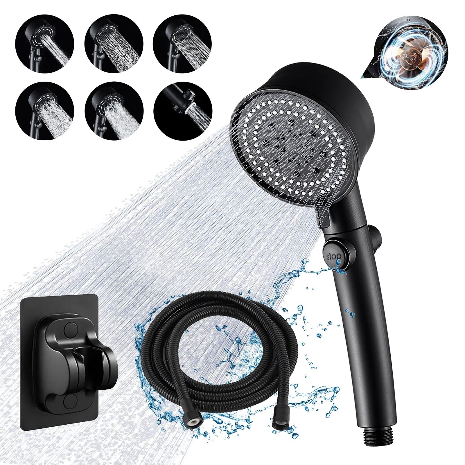 (🌲Early Christmas Sale- 50% OFF) Multi-functional High Pressure Shower Head