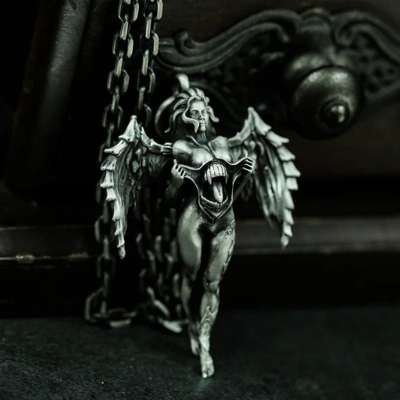 Succubus & Angel Pendant