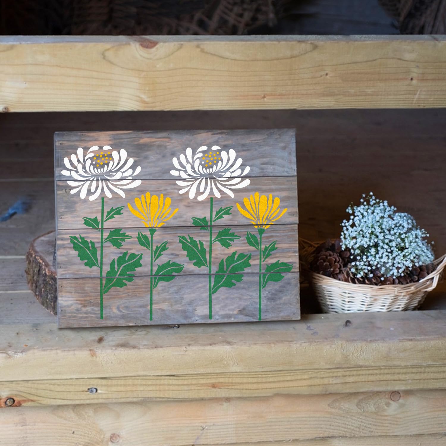 🎁Blooming Flowers Stencil Kit🌻DIY Decoration❤️Buy 2 Save 10% OFF