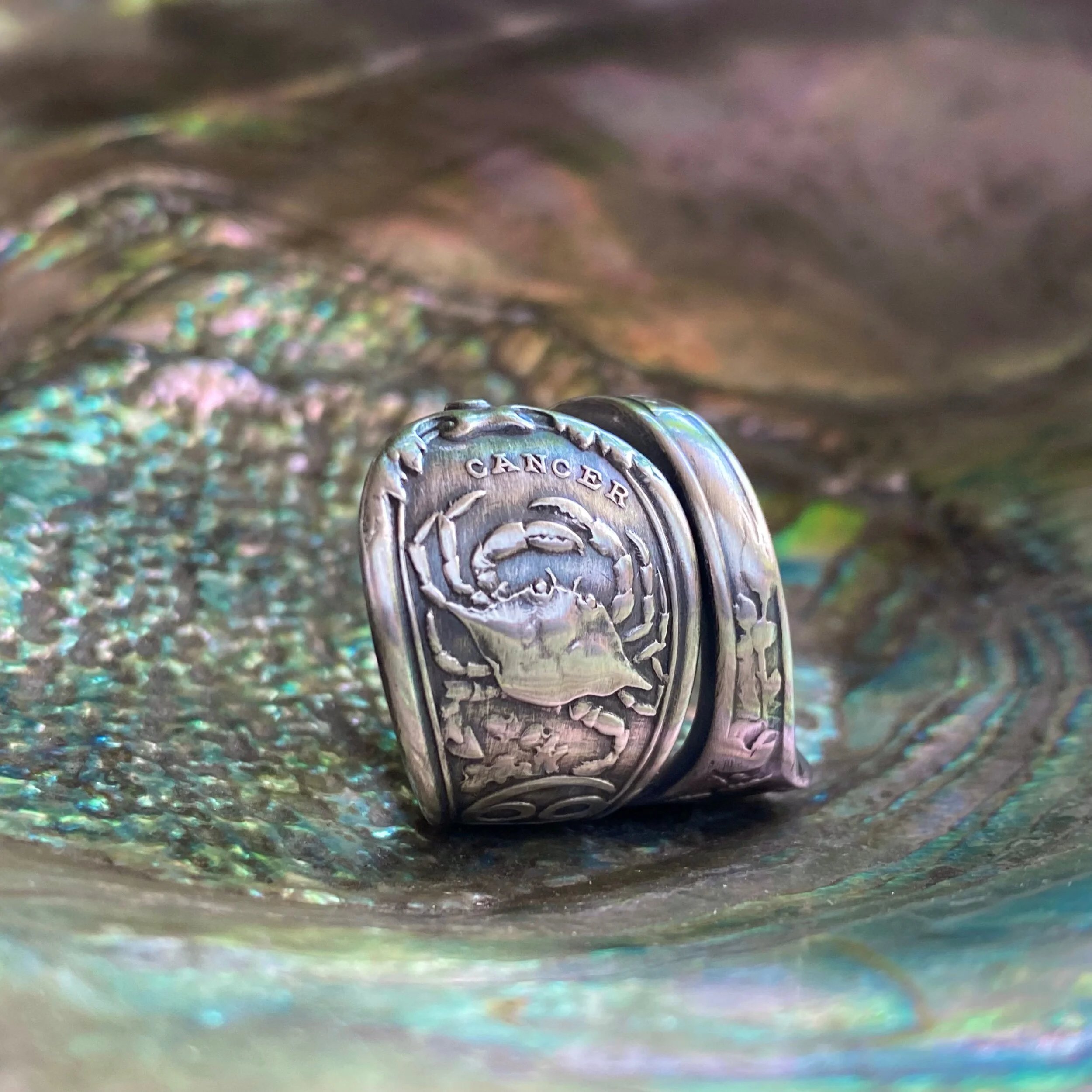🔥LAST DAY 60% OFF✨Handcrafted Sterling Silver Spoon Ring - Made from Authentic Vintage Silver