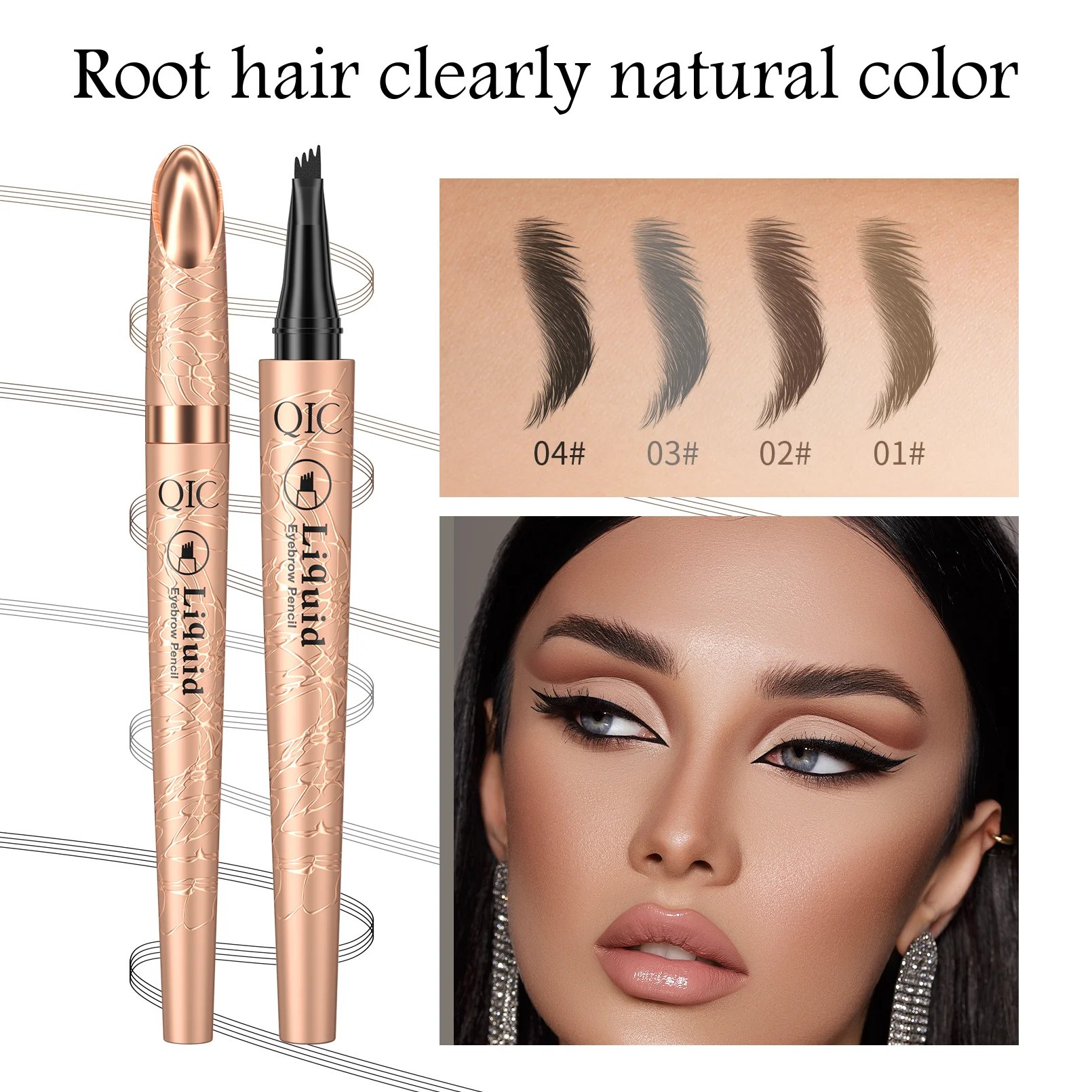 🔥Last Day Promotion 48% OFF-🎁-3D Microblading Eyebrow Tattoo Pencil 4 Fork Tip