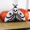 Handmade Skull Moth Stained Glass Suncatcher - Unique Christmas Decor and Garden Art