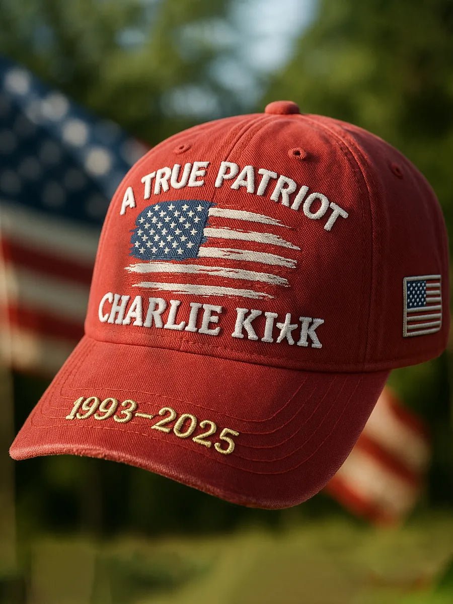 🙏60% OFF For Charlie's Fans - 🎗️🕊️A True Patriot R.I.P Charlie Kirk Hat