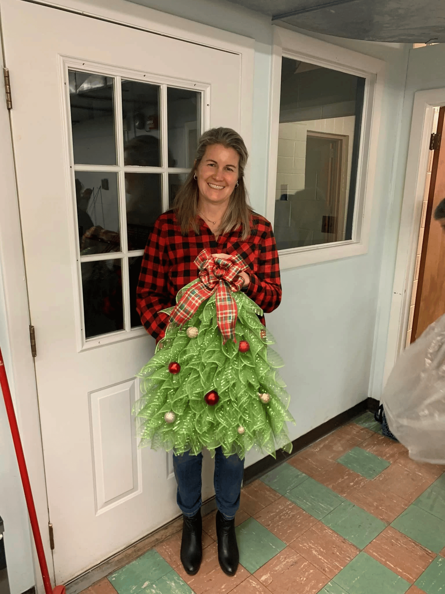 🔥Limited time 70% OFF - Handmade Christmas Tree Wreath for Front Door