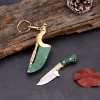 🔥LAST DAY 50% OFF🔥Handmade Keychain Pendant Knife with Solid Wood Scabbard