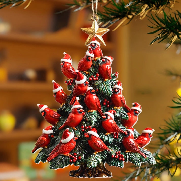 Cardinal Christmas Tree Ornament🐦